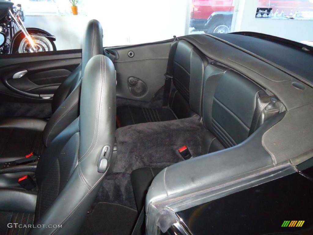 Black Interior 2005 Porsche 911 Turbo Cabriolet Photo #40548138