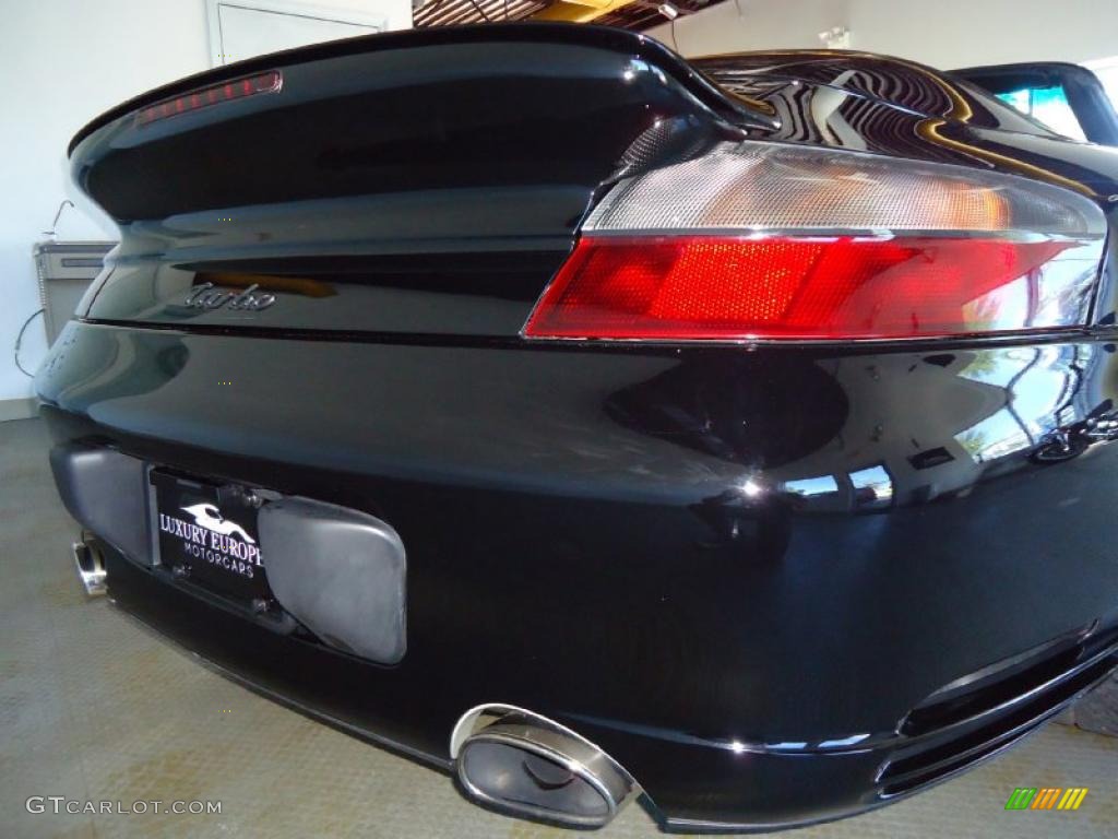 2005 911 Turbo Cabriolet - Black / Black photo #51