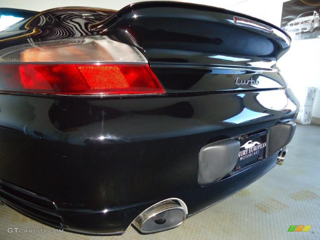 2005 911 Turbo Cabriolet - Black / Black photo #52