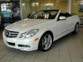 2011 Diamond White Metallic Mercedes-Benz E 350 Cabriolet  photo #1