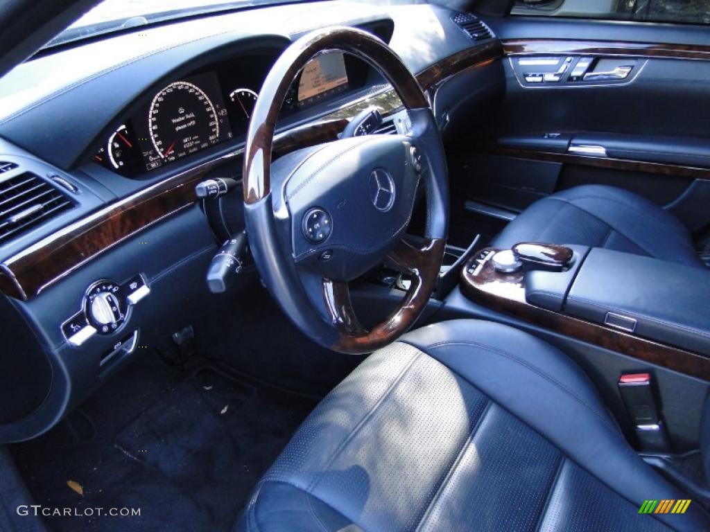 Black Interior 2007 Mercedes-Benz S 65 AMG Sedan Photo #40550085