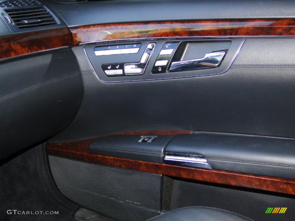 2007 Mercedes-Benz S 65 AMG Sedan Black Door Panel Photo #40550141