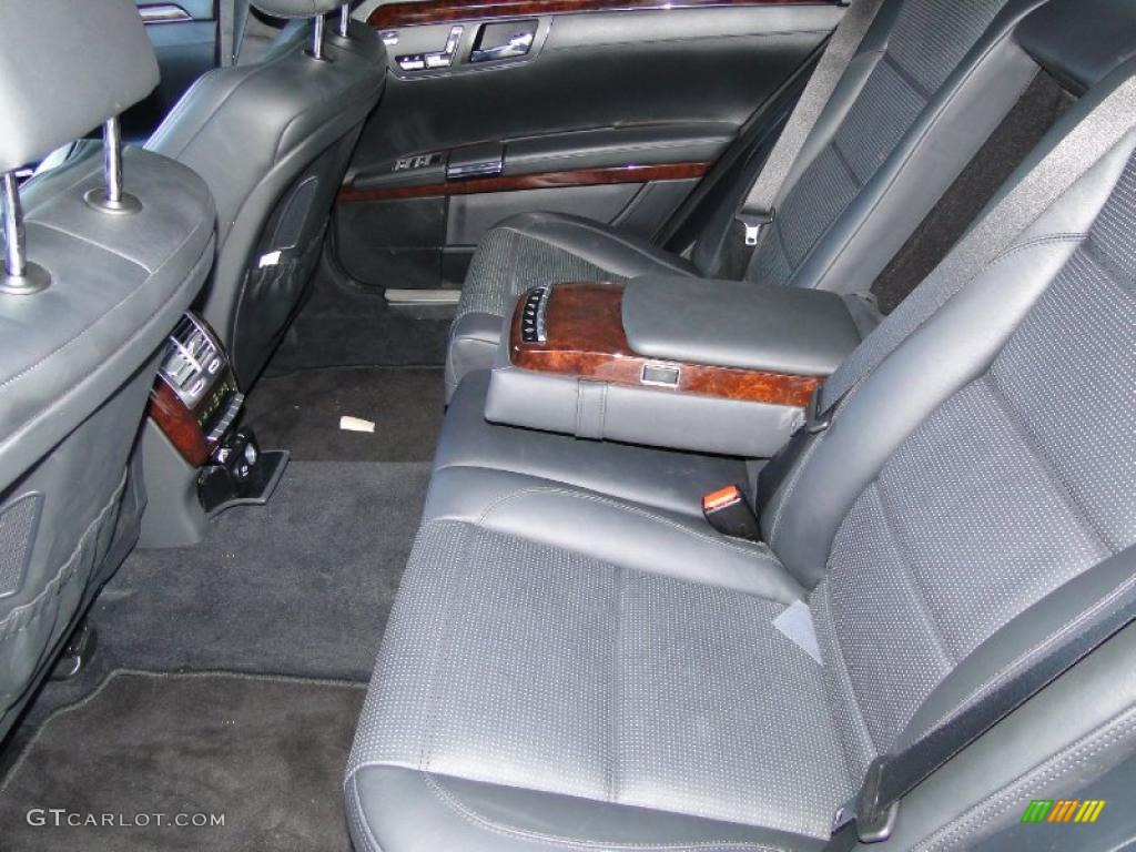 Black Interior 2007 Mercedes-Benz S 65 AMG Sedan Photo #40550157