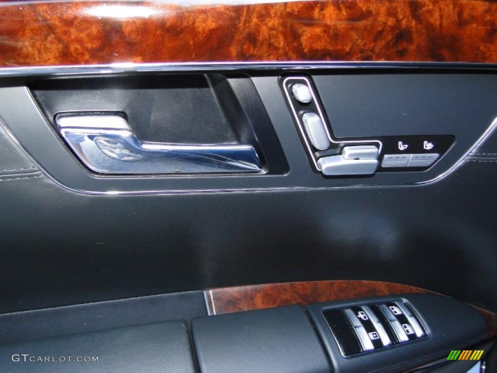 2007 Mercedes-Benz S 65 AMG Sedan Black Door Panel Photo #40550173