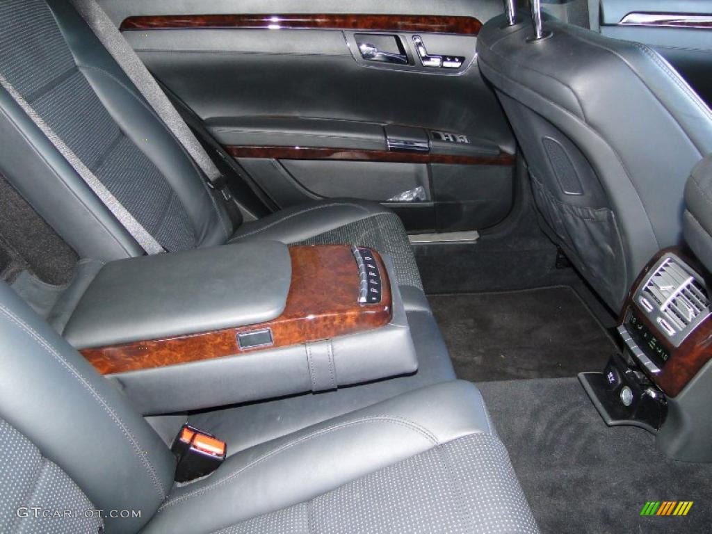 Black Interior 2007 Mercedes-Benz S 65 AMG Sedan Photo #40550181