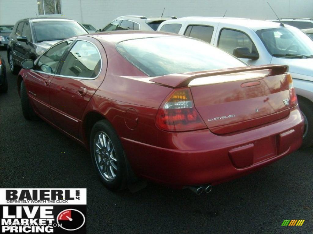 2001 300 M Sedan - Inferno Red Pearl / Dark Slate Gray photo #2
