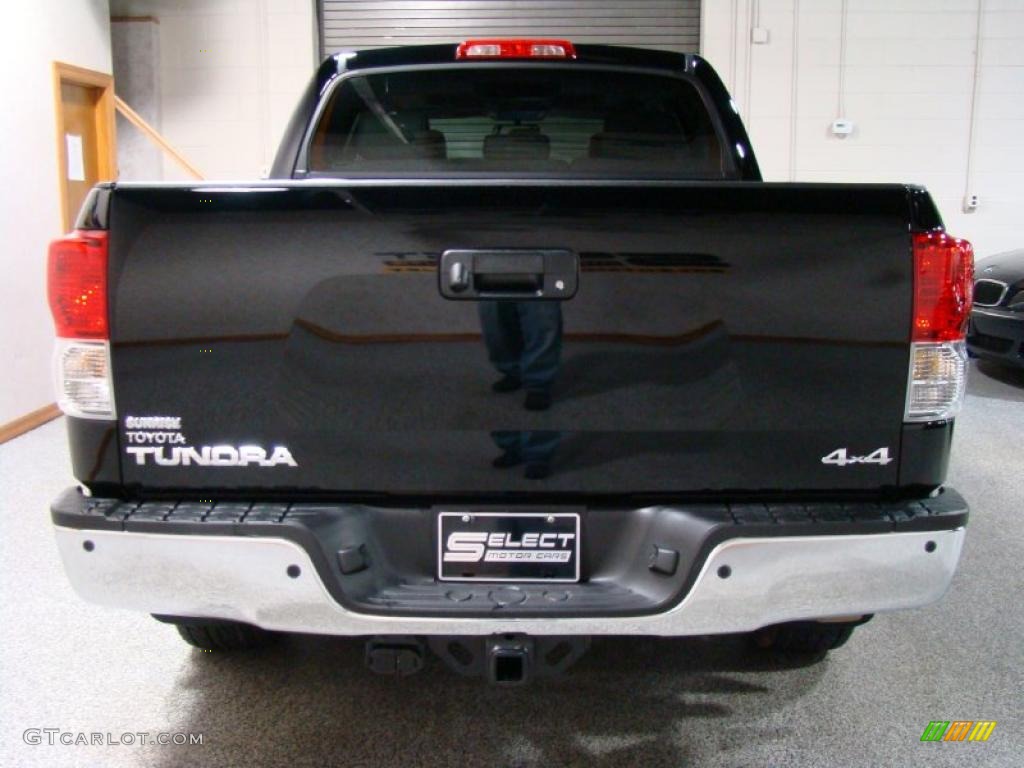 2010 Tundra Limited CrewMax 4x4 - Black / Graphite Gray photo #5