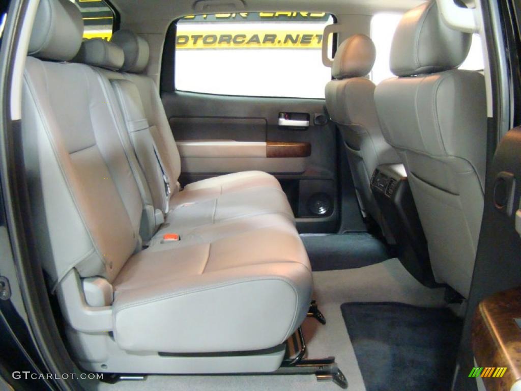 2010 Tundra Limited CrewMax 4x4 - Black / Graphite Gray photo #13