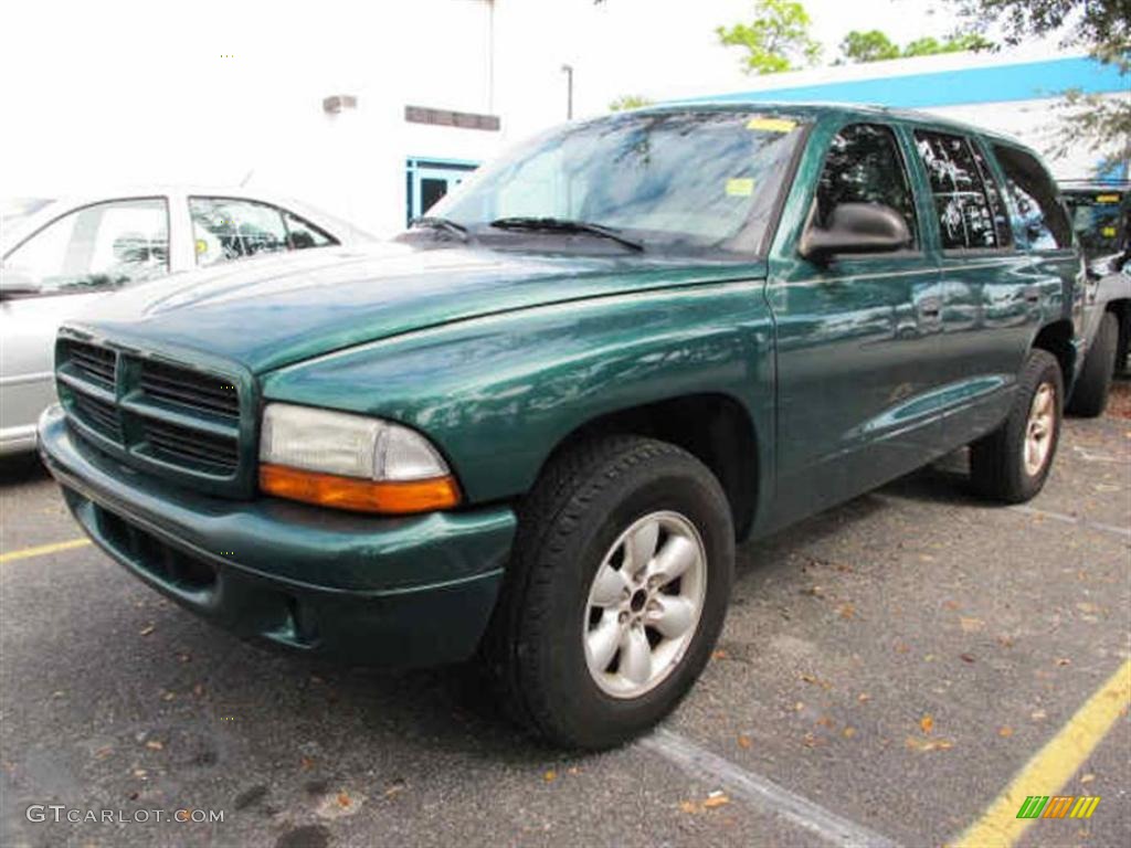 2003 Durango Sport - Timberline Green Pearlcoat / Dark Slate Gray photo #4