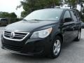 Nocturne Black Metallic 2010 Volkswagen Routan SE Exterior