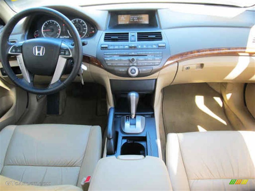 Ivory Interior 2010 Honda Accord EX-L V6 Sedan Photo #40558217