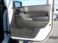 Black 2011 Jeep Wrangler Sport S 4x4 Door Panel