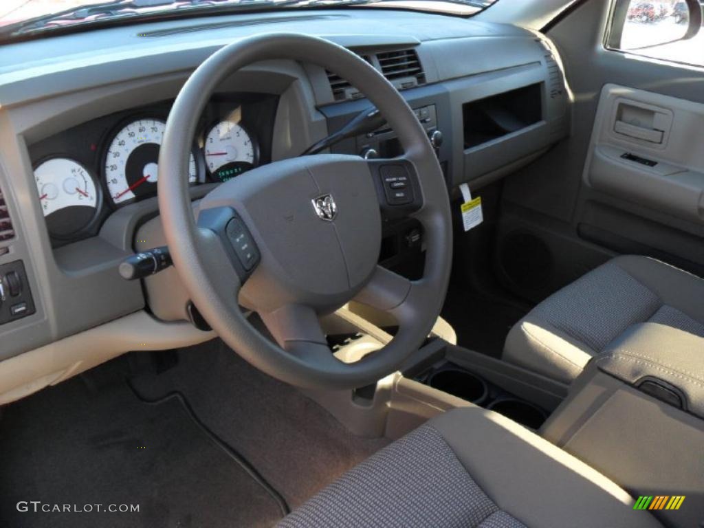 Dark Khaki/Medium Khaki Interior 2011 Dodge Dakota Big Horn Extended Cab Photo #40559977