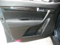 Black 2011 Kia Sorento EX V6 Door Panel