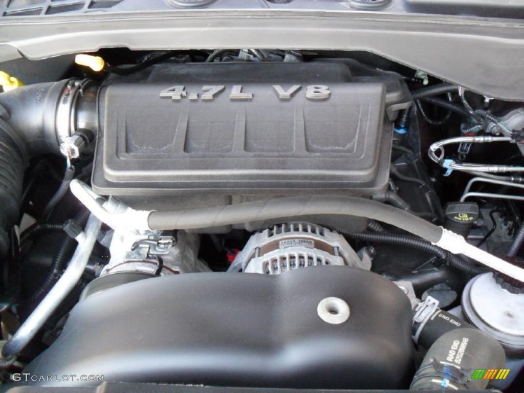 2008 Dodge Durango SXT 4.7 Liter SOHC 16-Valve Flex-Fuel V8 Engine Photo #40561513