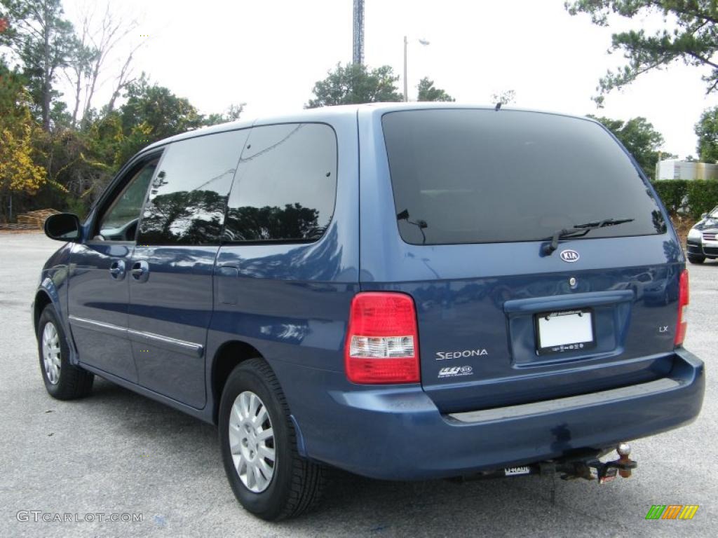 2003 Sedona LX - Blue Sapphire / Gray photo #3