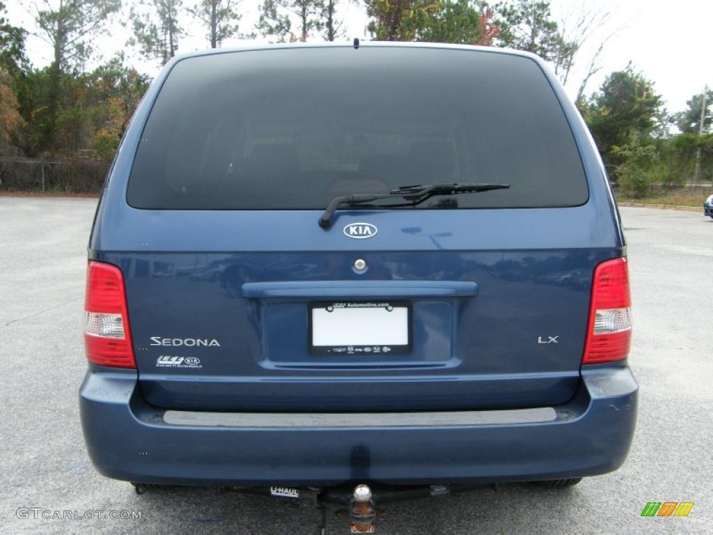 2003 Sedona LX - Blue Sapphire / Gray photo #4