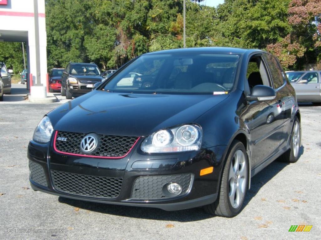 Black Magic Metallic 2009 Volkswagen GTI 2 Door Exterior Photo #40562925