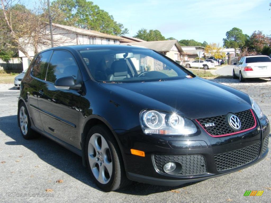 Black Magic Metallic 2009 Volkswagen GTI 2 Door Exterior Photo #40563025