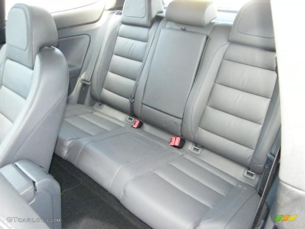 Anthracite Black Leather Interior 2009 Volkswagen GTI 2 Door Photo #40563289