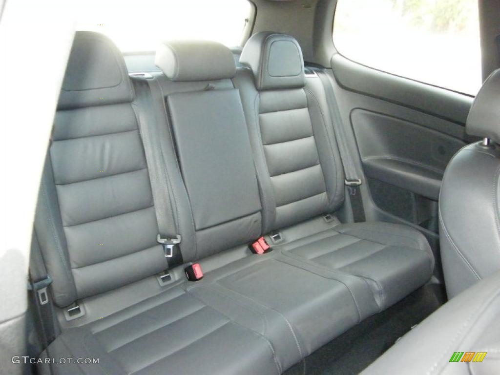 Anthracite Black Leather Interior 2009 Volkswagen GTI 2 Door Photo #40563321