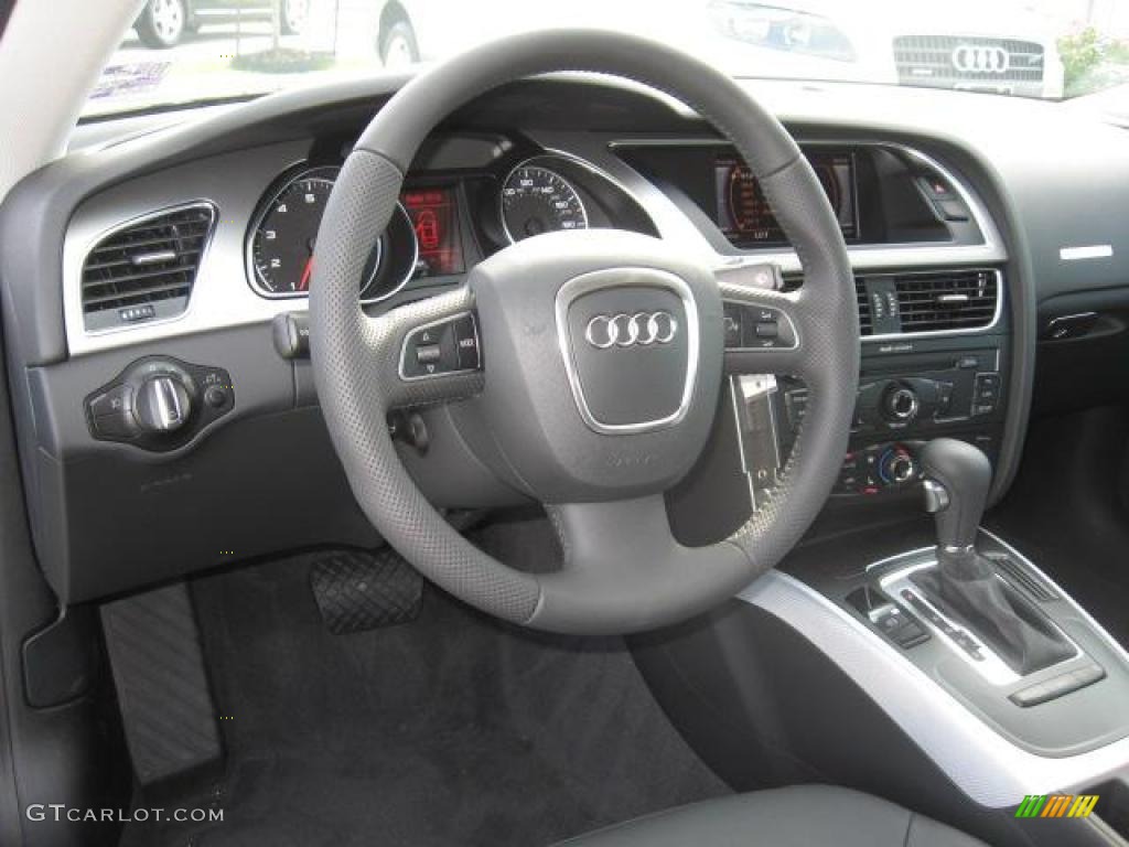 2011 Audi A5 2.0T quattro Coupe Black Dashboard Photo #40564927