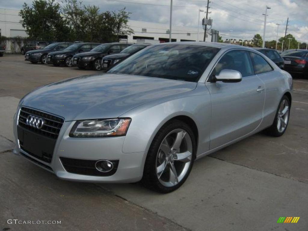 Ice Silver Metallic 2011 Audi A5 2.0T quattro Coupe Exterior Photo #40565078