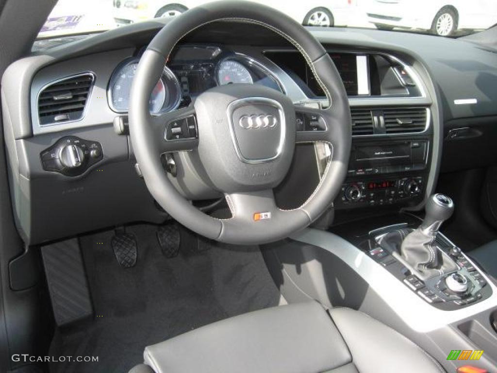 Black Silk Nappa Leather Interior 2011 Audi S5 4.2 FSI quattro Coupe Photo #40565198