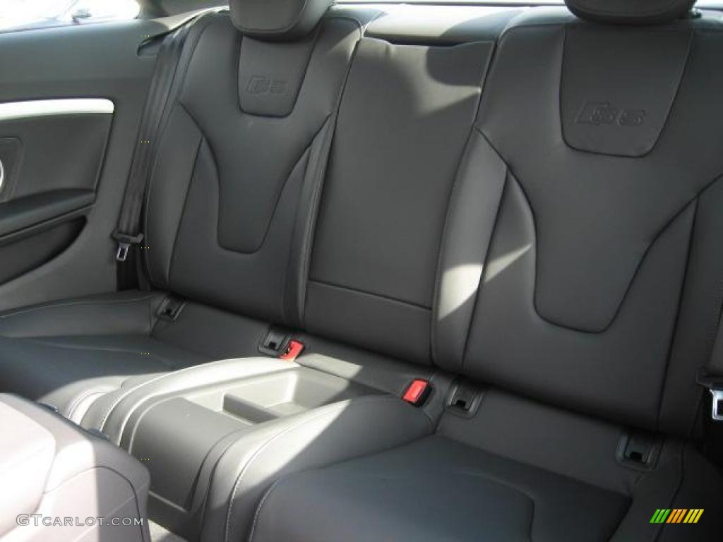 Black Silk Nappa Leather Interior 2011 Audi S5 4.2 FSI quattro Coupe Photo #40565206