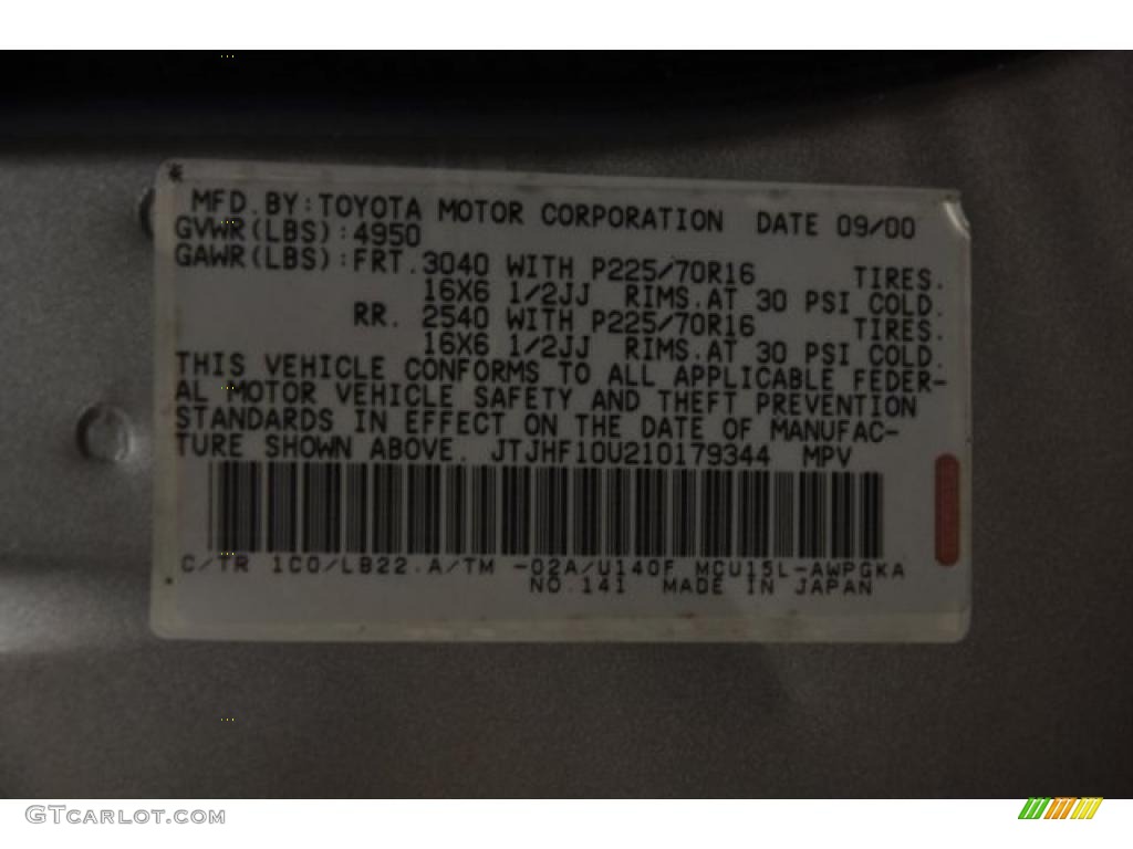 2001 RX 300 AWD - Millennium Silver Metallic / Black photo #9