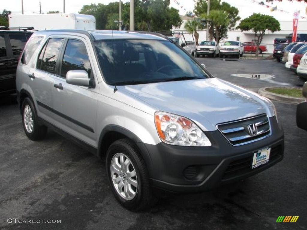 2006 CR-V EX - Alabaster Silver Metallic / Black photo #1