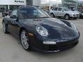 Dark Blue Metallic 2011 Porsche 911 Carrera Cabriolet Exterior