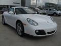 2011 Carrara White Porsche Cayman   photo #1