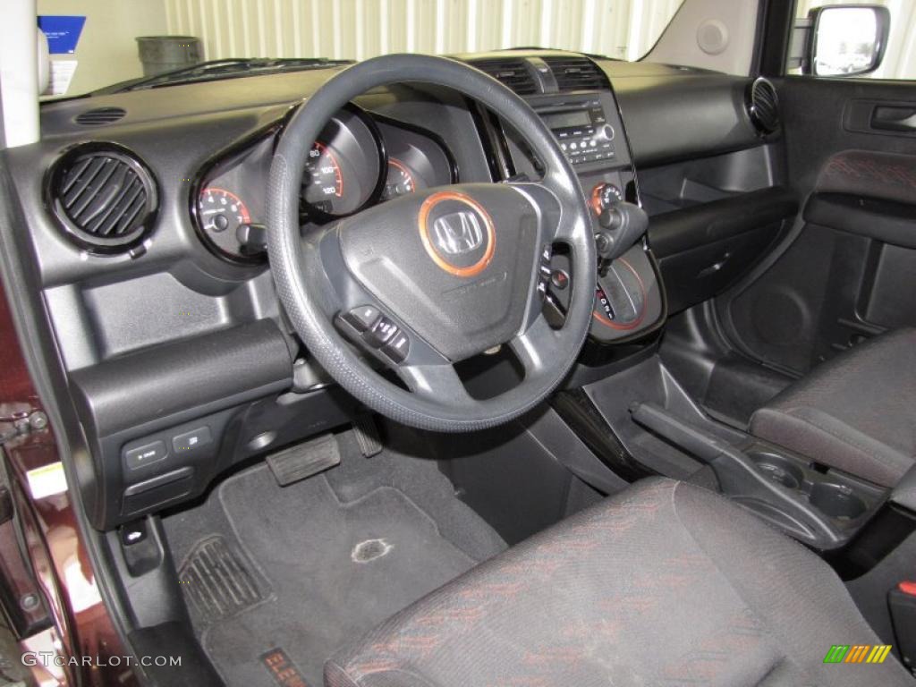 Black/Copper Interior 2007 Honda Element SC Photo #40567610