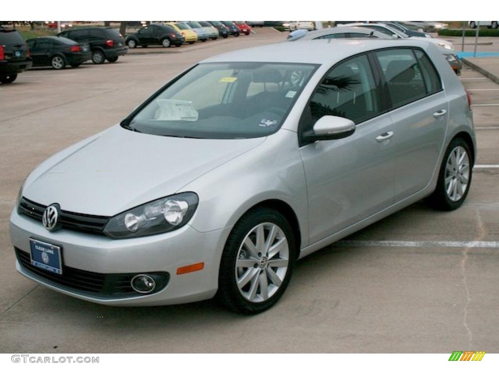 Reflex Silver Metallic 2011 Volkswagen Golf 4 Door TDI Exterior Photo #40567650