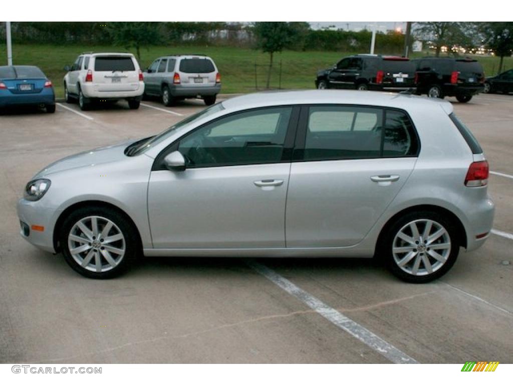 Reflex Silver Metallic 2011 Volkswagen Golf 4 Door TDI Exterior Photo #40567662