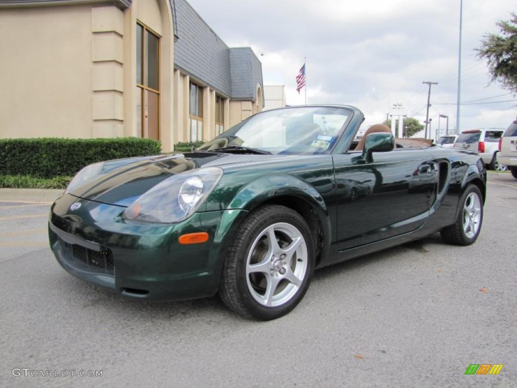 Electric Green Metallic 2001 Toyota MR2 Spyder Roadster Exterior Photo #40567966