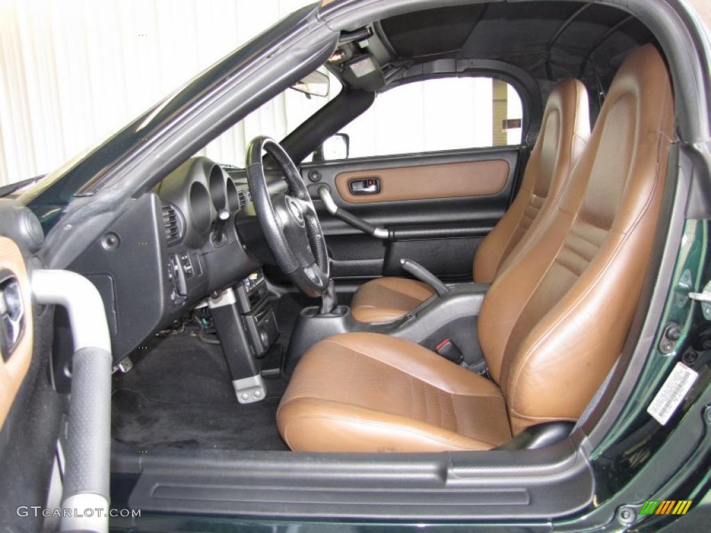 Tan Interior 2001 Toyota MR2 Spyder Roadster Photo #40568046