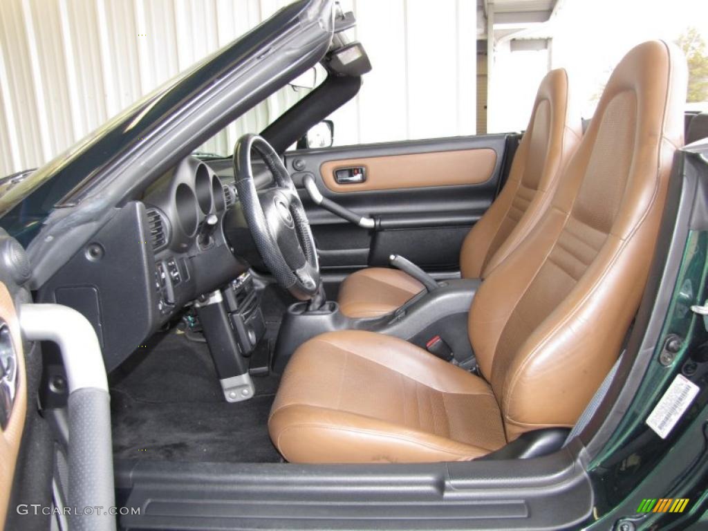 Tan Interior 2001 Toyota MR2 Spyder Roadster Photo #40568062