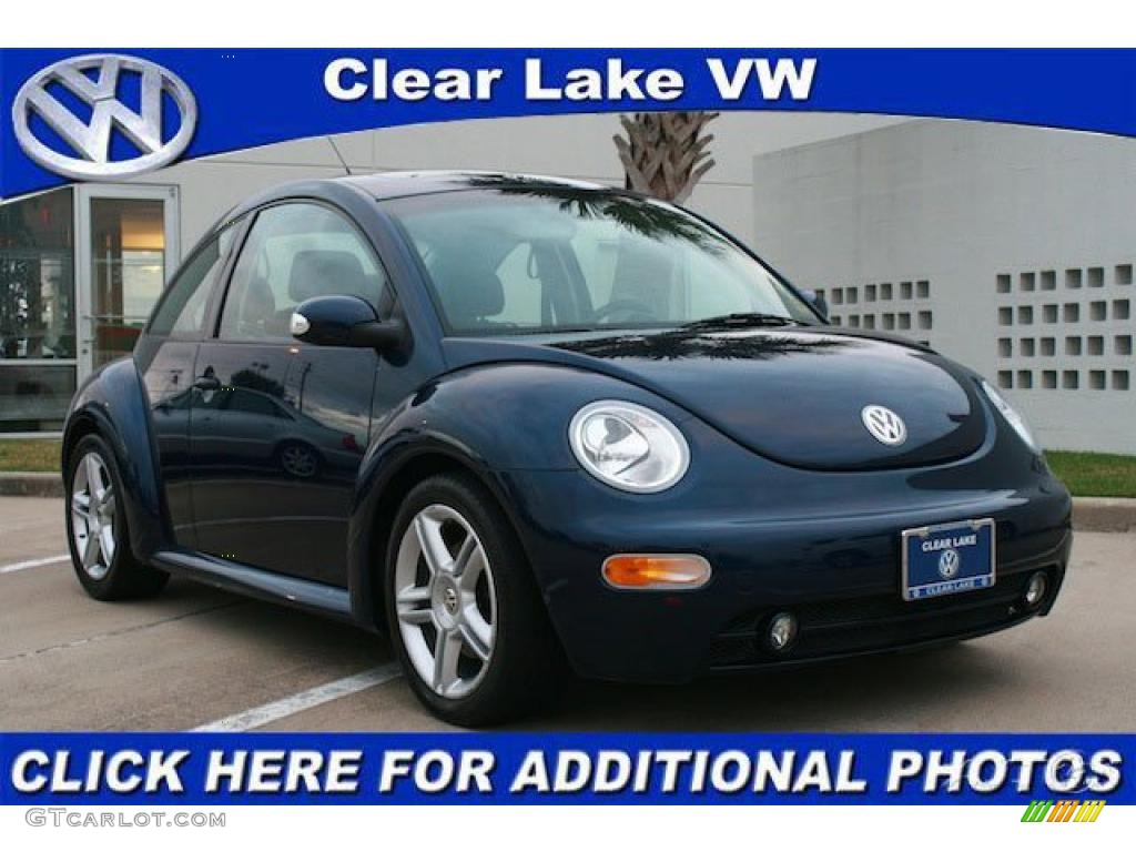 2004 New Beetle GLS 1.8T Coupe - Galactic Blue Metallic / Gray photo #1