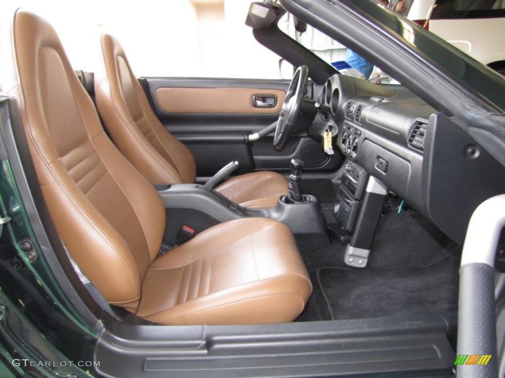 Tan Interior 2001 Toyota MR2 Spyder Roadster Photo #40568070