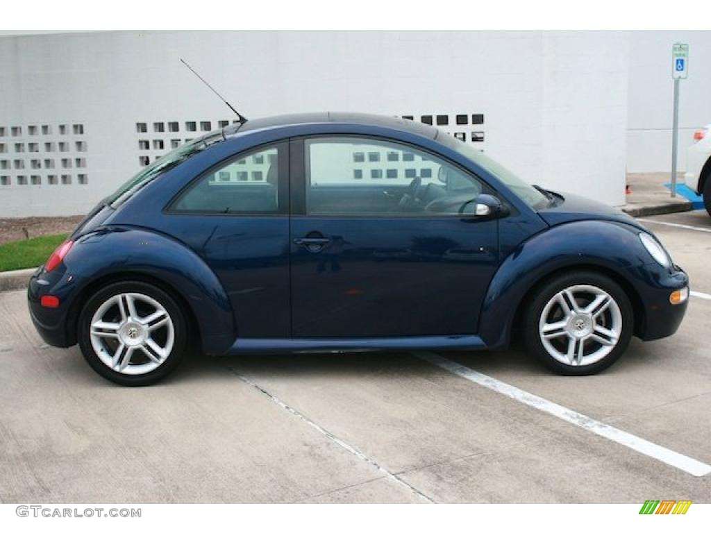 Galactic Blue Metallic 2004 Volkswagen New Beetle GLS 1.8T Coupe Exterior Photo #40568154