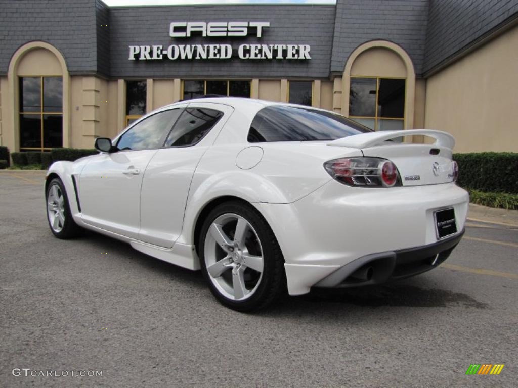 2005 RX-8  - Whitewater Pearl / Black photo #5