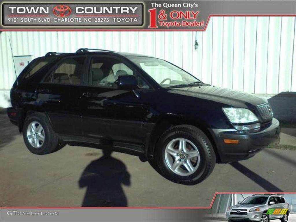 2001 RX 300 - Black Onyx / Ivory photo #1