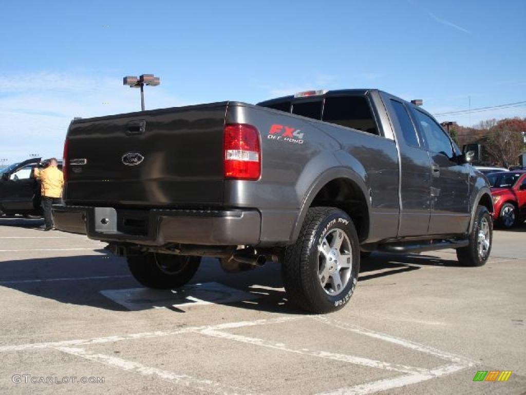 2004 F150 FX4 SuperCab 4x4 - Dark Shadow Grey Metallic / Heritage Graphite Grey photo #3