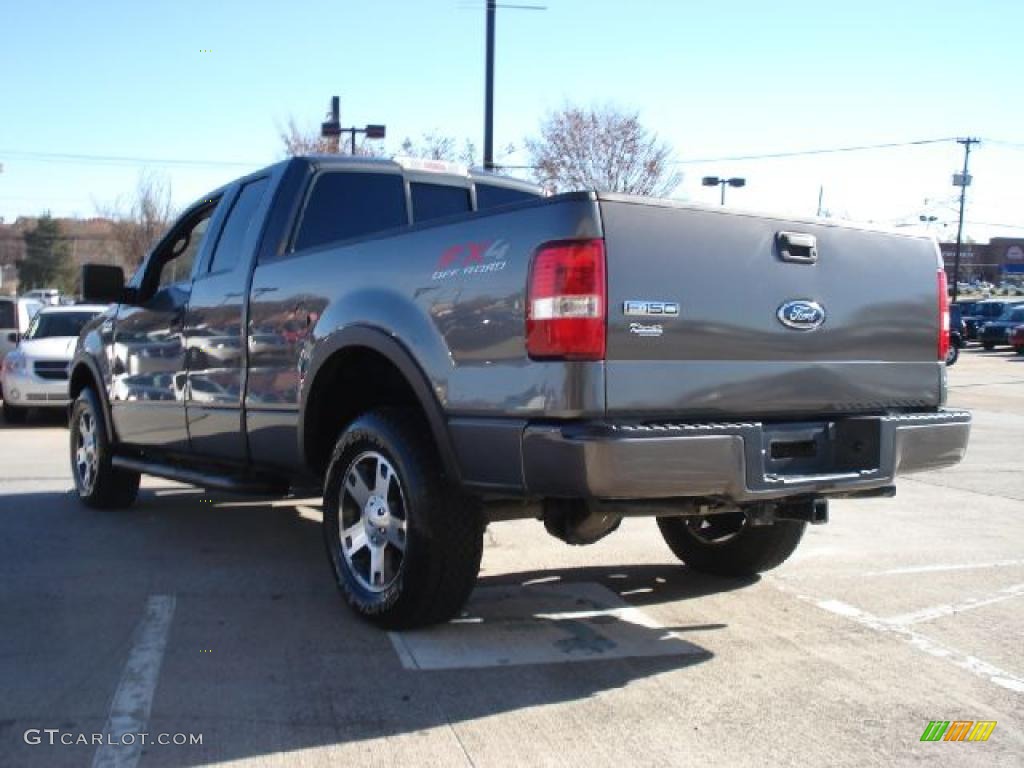 2004 F150 FX4 SuperCab 4x4 - Dark Shadow Grey Metallic / Heritage Graphite Grey photo #5