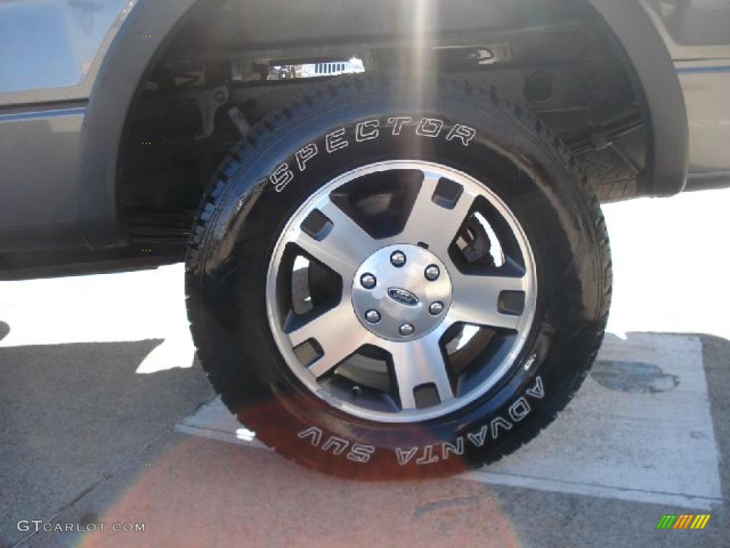 2004 F150 FX4 SuperCab 4x4 - Dark Shadow Grey Metallic / Heritage Graphite Grey photo #28