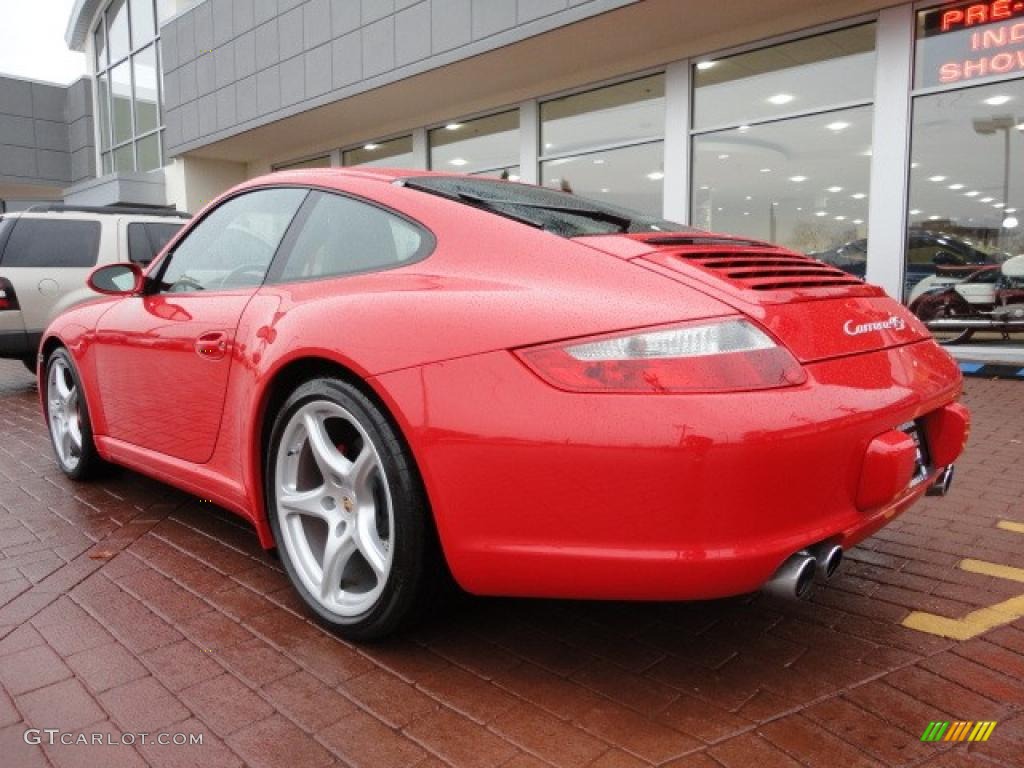 2008 911 Carrera 4S Coupe - Guards Red / Black photo #10