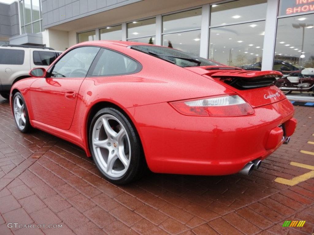 2008 911 Carrera 4S Coupe - Guards Red / Black photo #11