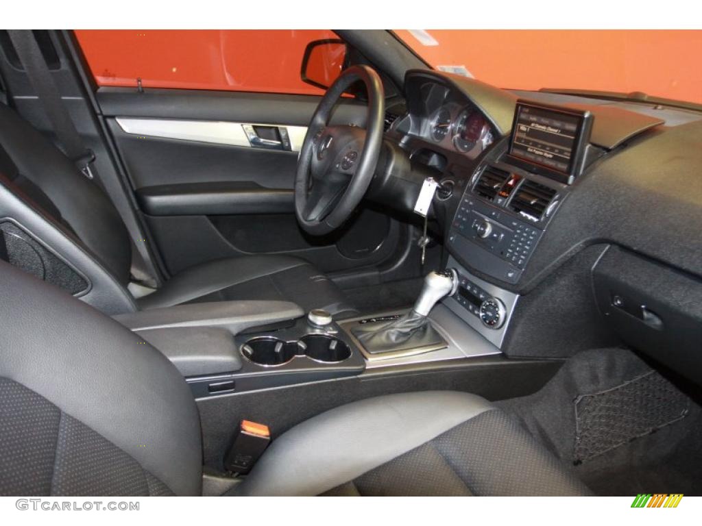 Black Interior 2008 Mercedes-Benz C 300 Sport Photo #40573197
